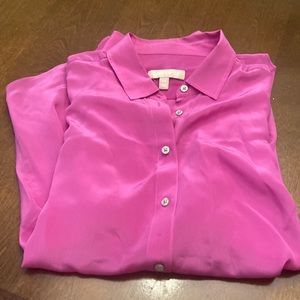 banana republic button down, PURE SILK